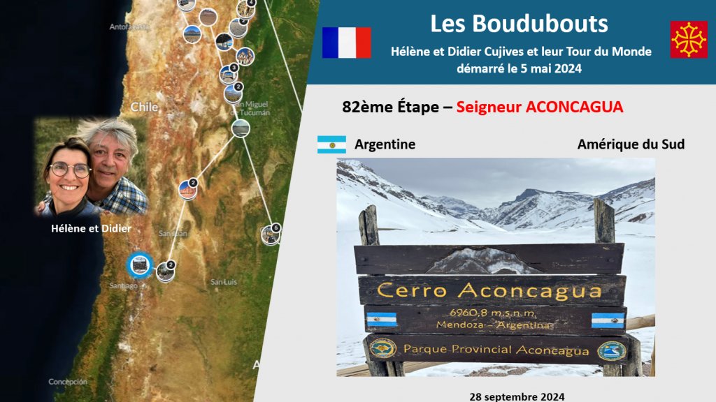 82ème Étape des Boudubouts en ARGENTINE - Seigneur ACONCAGUA