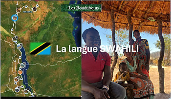 Acteurs Locaux  de TANZANIE  -  Les Boudubouts par les chemins de traverse apprennent le Swahili langue nationale.