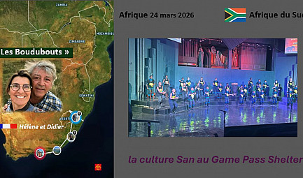 Tvlocale des BOUDUBOUTS en Afrique-du-Sud - direction de Champagne Castle Valley.