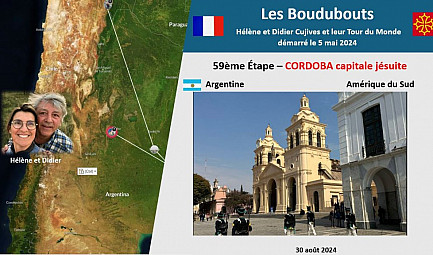 59ème Étape des Boudubouts en BOLIVIE - CORDOBA capitale jésuite