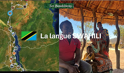 Acteurs Locaux  de TANZANIE  -  Les Boudubouts par les chemins de traverse apprennent le Swahili langue nati..