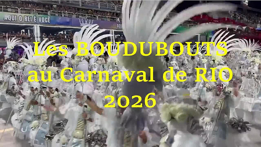 TvLocale des Boudubouts au carnaval de Rio de Janeiro à Sambódromo da Marquês de Sapucaí.