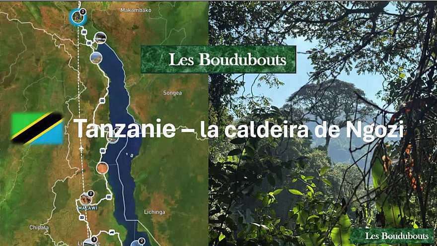 TvLocale Tanzanie - Les Boudubouts rejoignent le sommet de la Caldeira de Ngozi 